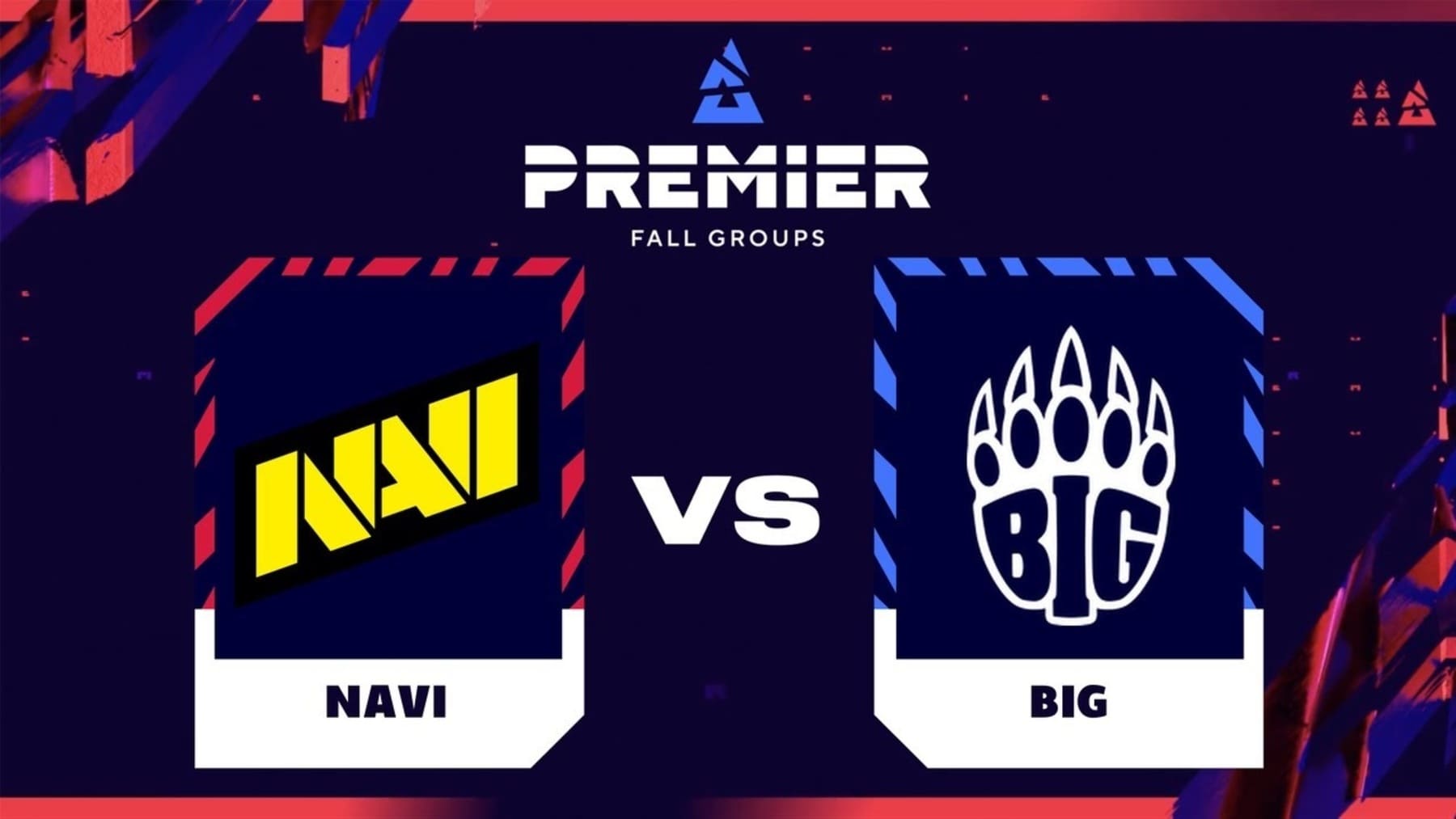 BLAST Premier Fall Groups: NAVI протистоять BIG о 20:30