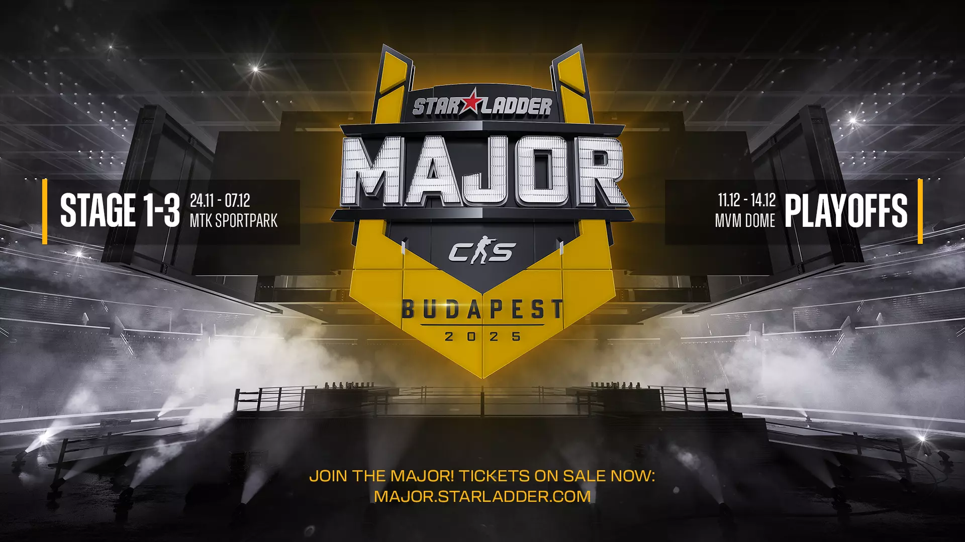 StarLadder проведе другий Major з Counter-Strike у 2025 році в Будапешті