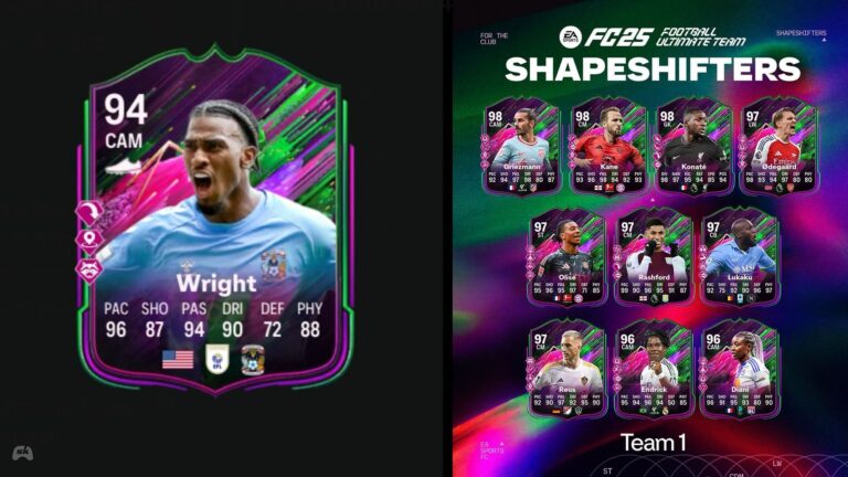 Завдання та винагороди в EA FC 25 Shapeshifters Хаджі Райта