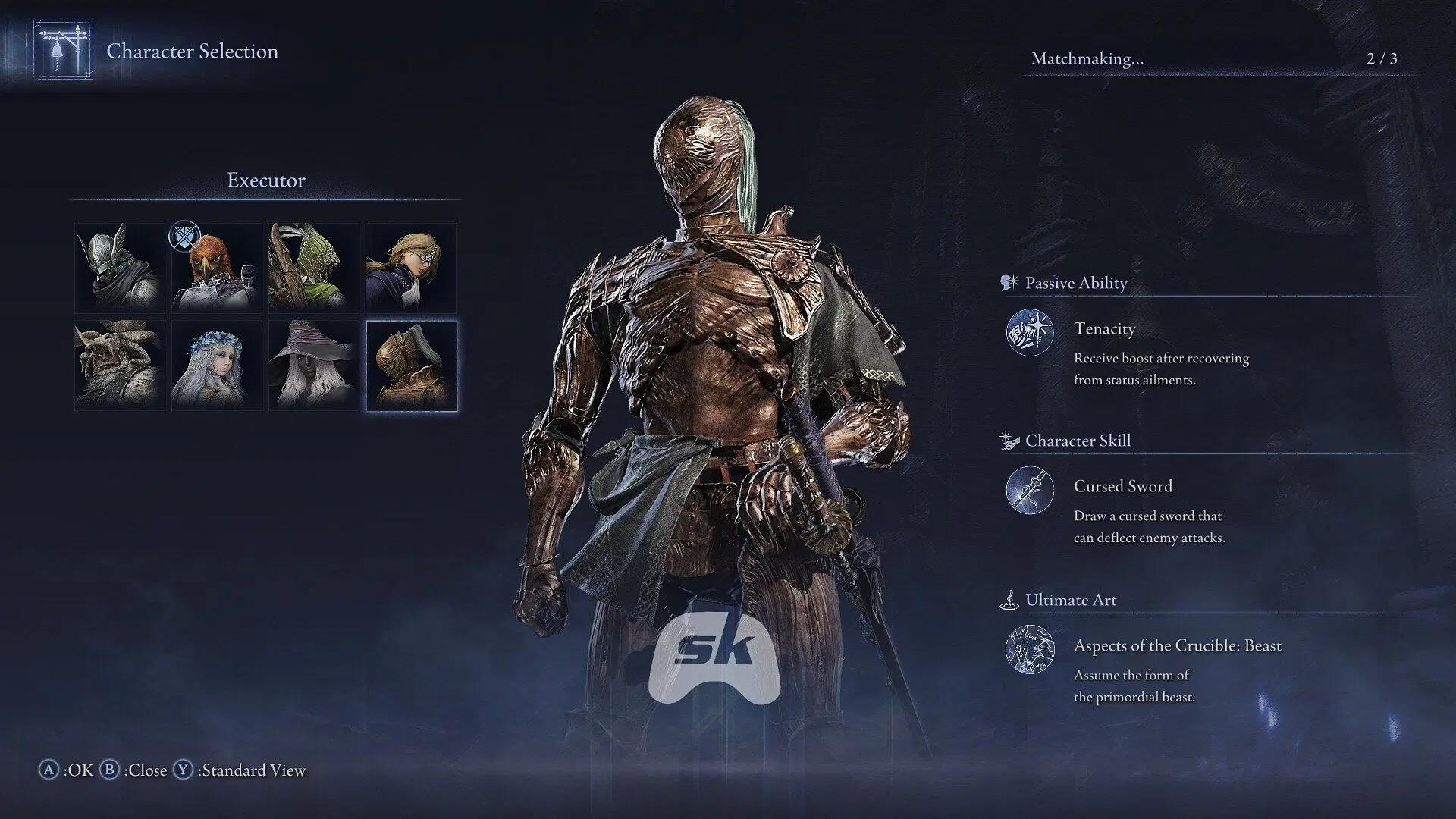 Опції персонажів у Elden Ring Nightreign