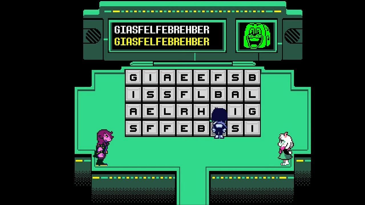 Рішення головоломок зі слів у другому розділі Deltarune