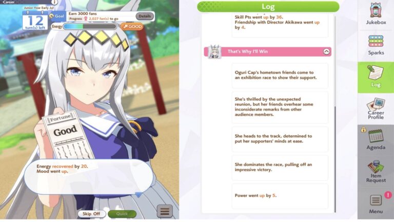 Що таке настрій у Umamusume: Pretty Derby?