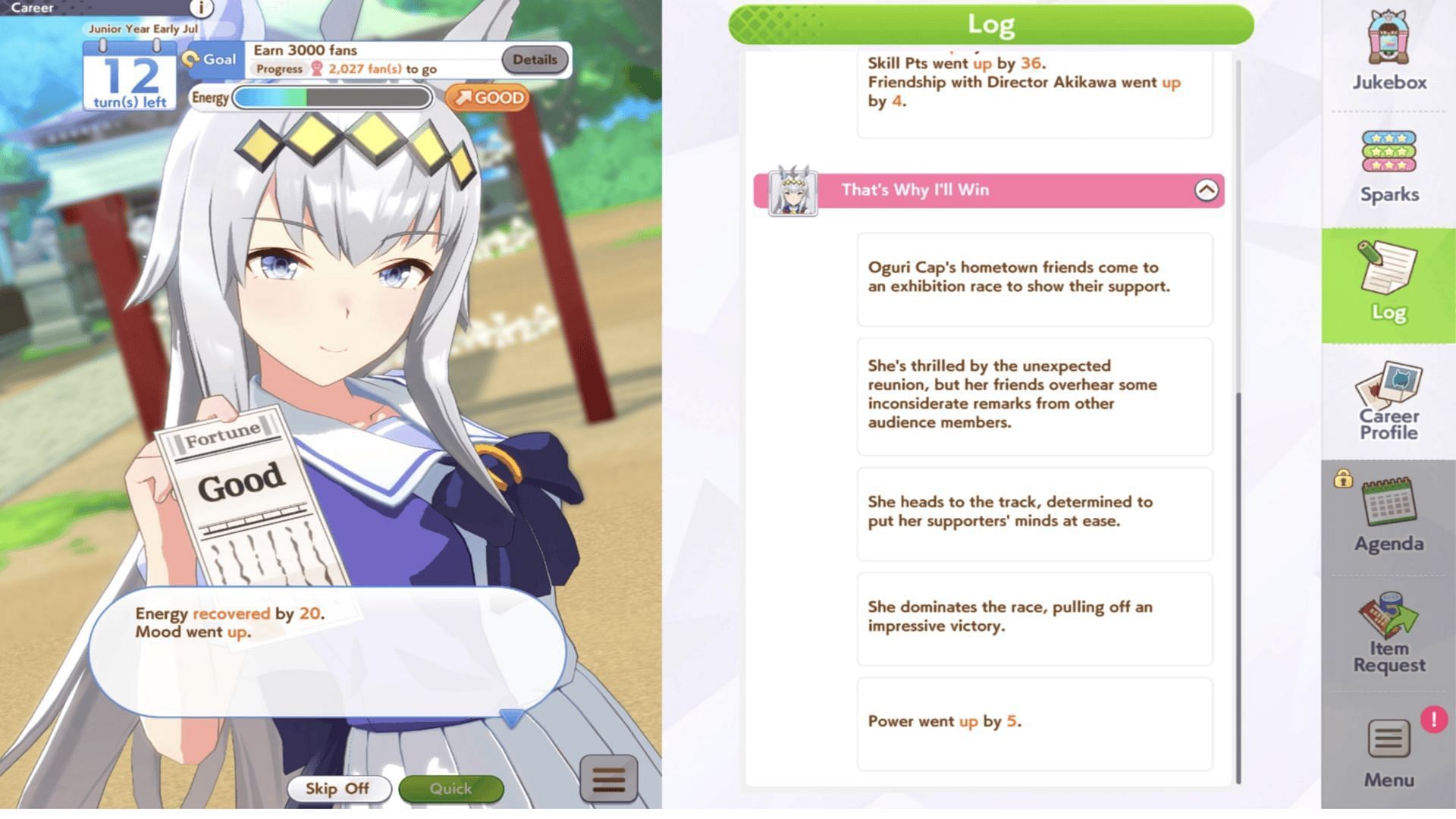 Що таке настрій у Umamusume: Pretty Derby?