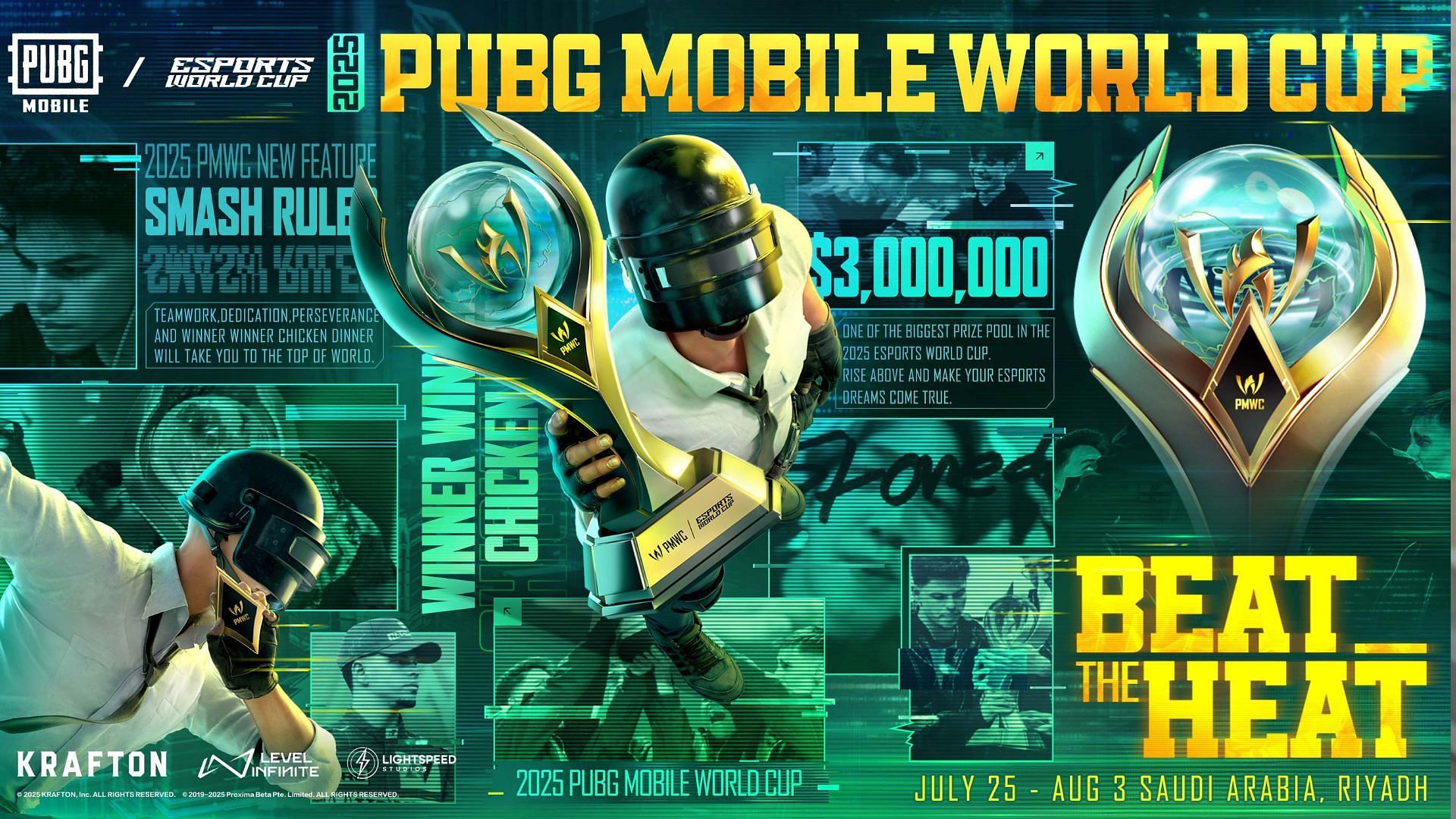 У 2025 році на PUBG Mobile World Cup (PMWC) запровадять правило Smash