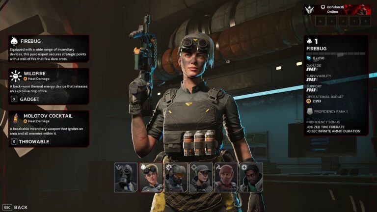 Оптимальне спорядження для класу Firebug у Killing Floor 3