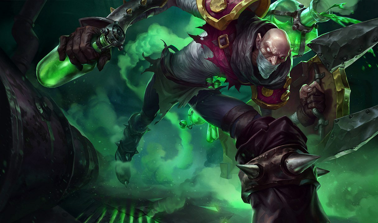 Singed один з найкращих чемпіонів для підняття в рейтингу в League of Legends патч 25.16