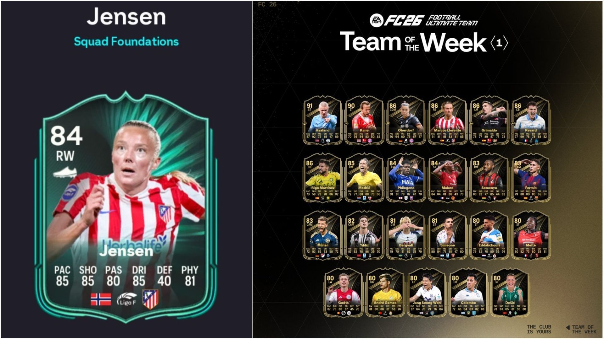 EA FC 26: Завдання та доступні рішення для Synne Jensen Squad Foundations SBC