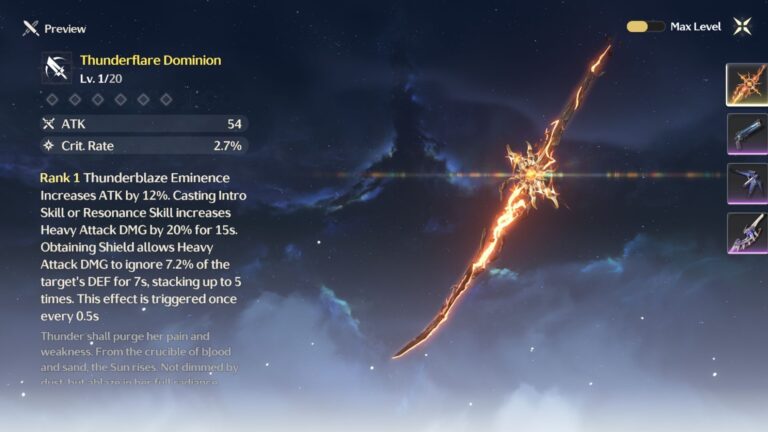 Найкращі персонажі для Thunderflare Dominion у Wuthering Waves