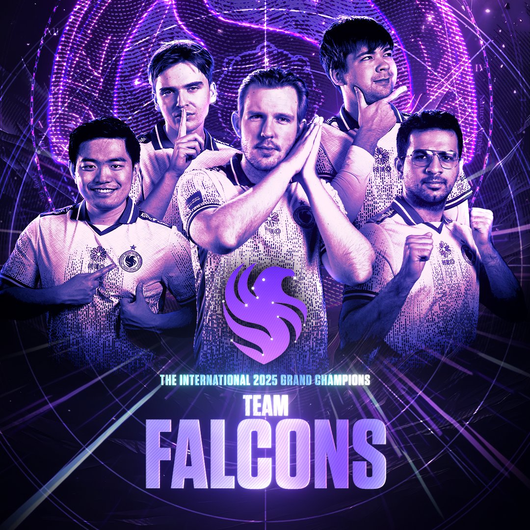 Team Falcons стали чемпіонами The International 2025.