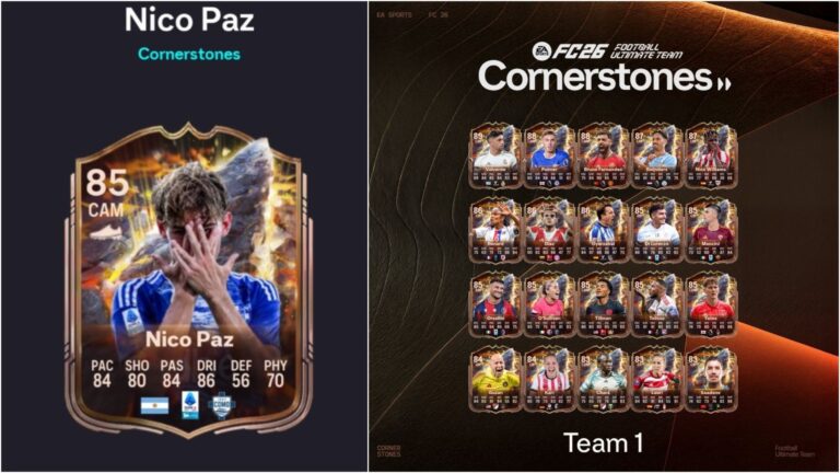 EA FC 26: Завдання та недорогі рішення для SBC Nico Paz Cornerstones