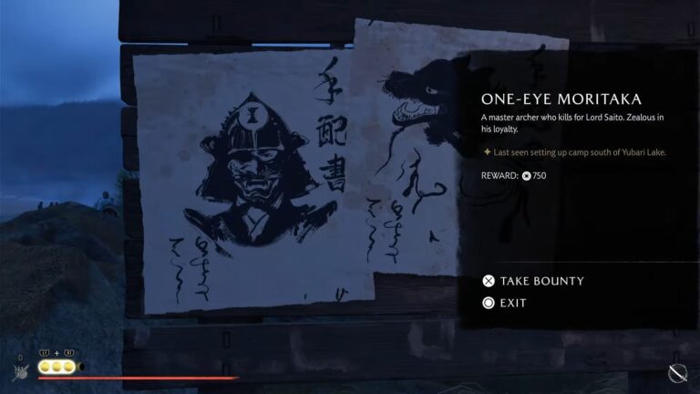 Посібник по Ghost of Yotei: Як виконати завдання на мисливця за головами Одинока Око Морітаки