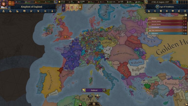 Як підвищити контроль в Europa Universalis 5?