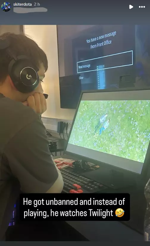 Malr1ne вже був розбанений, але Dota 2 чекала.