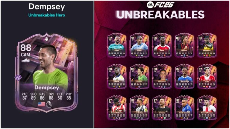 EA FC 26: Завдання та бюджетні рішення для героя Clint Dempsey Unbreakables SBC