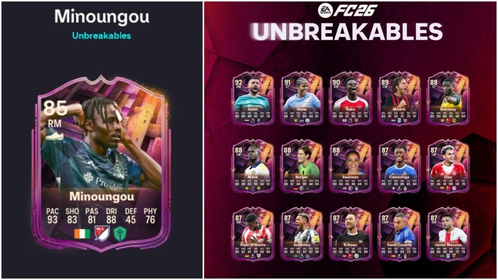 Мета Георгія Мінунгу у EA FC 26 Unbreakables: Усі завдання та винагороди