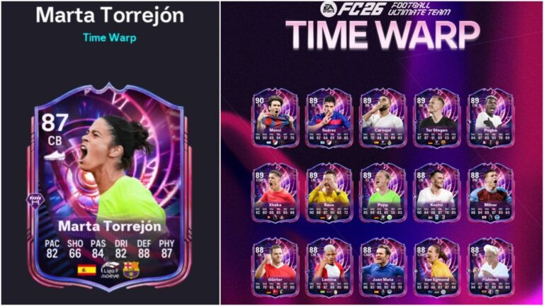 EA FC 26: Всі завдання та найдоступніші рішення для Martina Torrejon Time Warp SBC