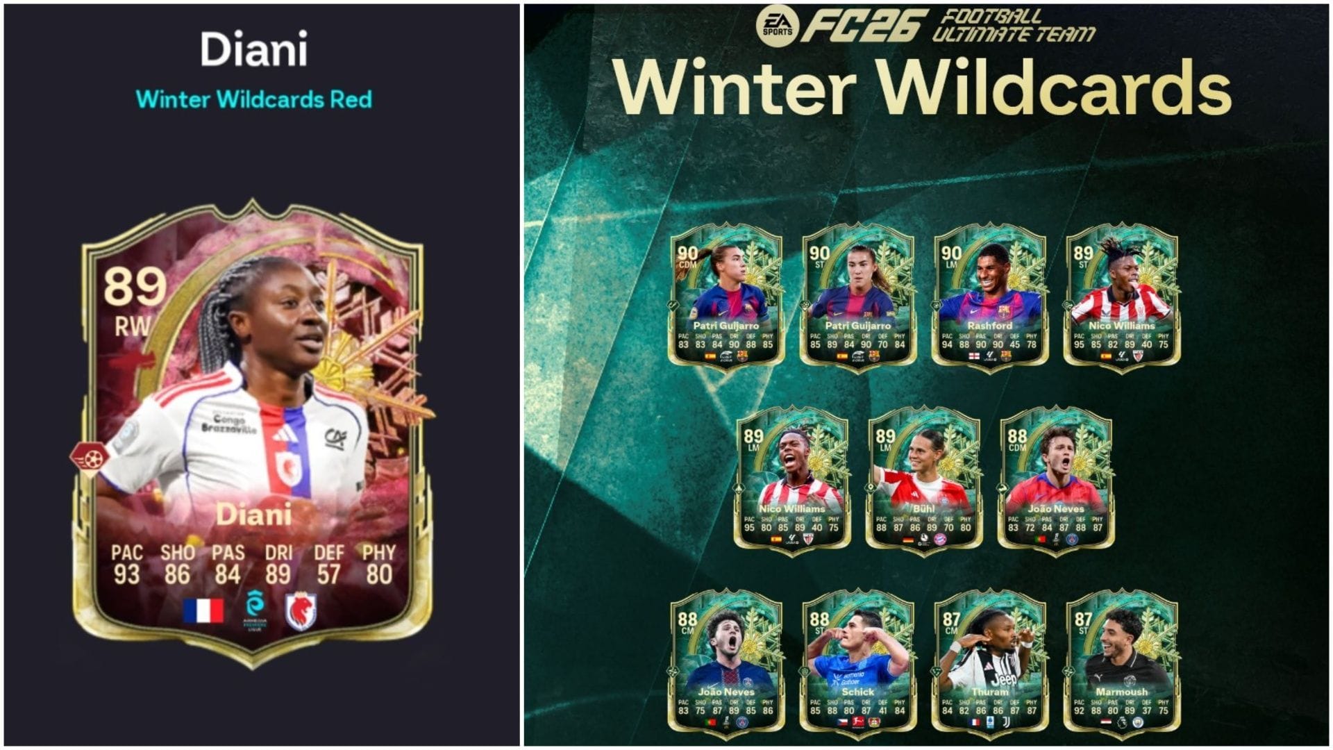 EA FC 26: Завдання та економні рішення для SBC Kadidiatou Diani Winter Wildcards
