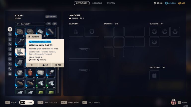 Які способи отримання середніх частин зброї в ARC Raiders