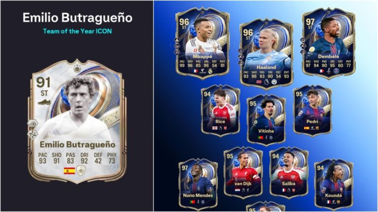 EA FC 26: Завдання та найдешевші рішення для SBC Emilio Butragueno TOTY Icon