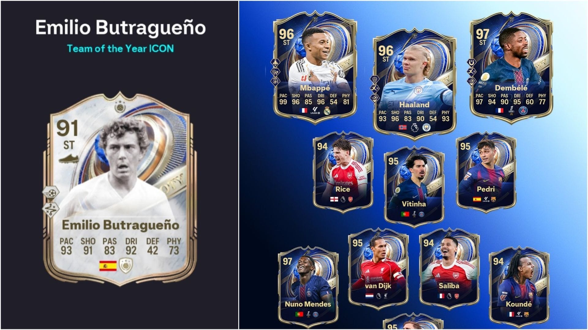 EA FC 26: Завдання та найдешевші рішення для SBC Emilio Butragueno TOTY Icon