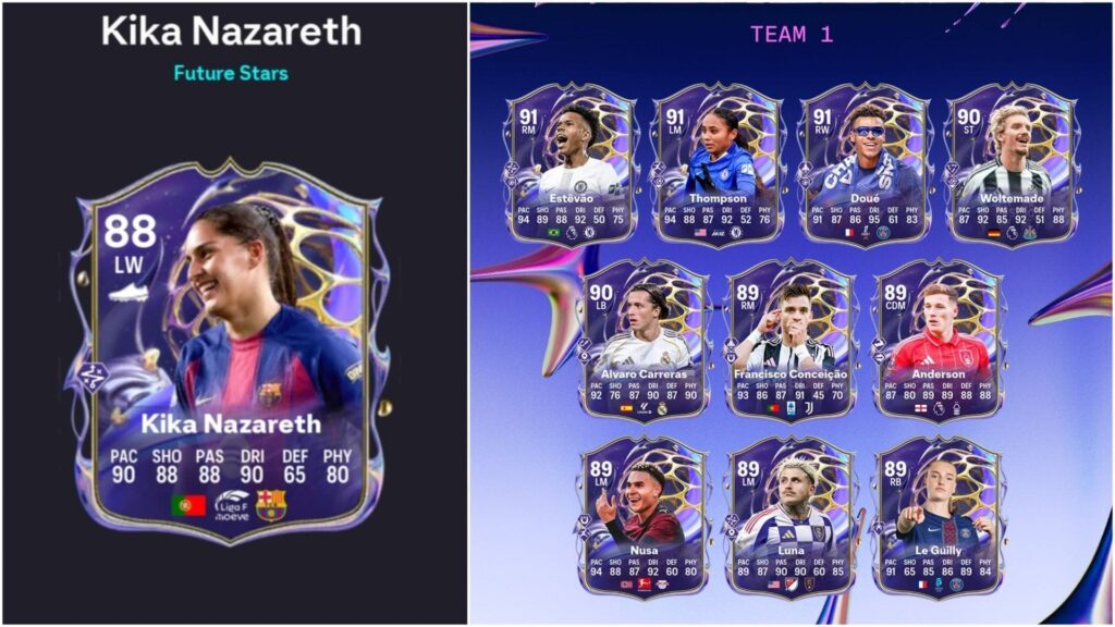 EA FC 26 Kika Nazareth: Завдання та найдоступніші рішення для Future Stars SBC
