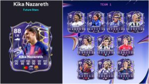 EA FC 26 Kika Nazareth: Завдання та найдоступніші рішення для Future Stars SBC