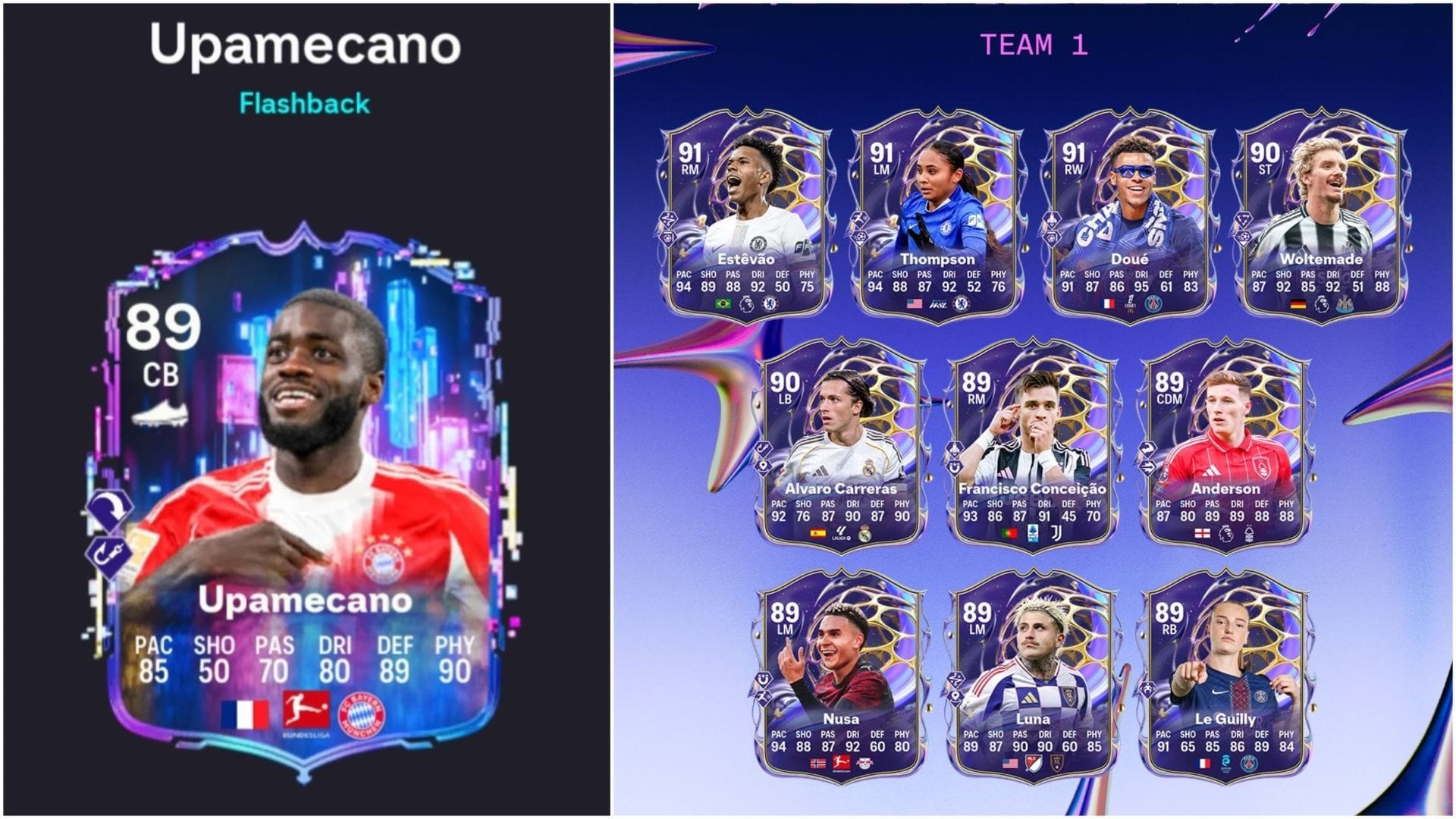 EA FC 26: Найдоступніші рішення для Flashback SBC Dayot Upamecano та всі завдання
