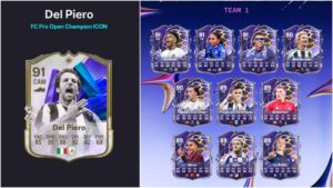 EA FC 26 іконка Alessandro Del Piero: завдання та найдешевші рішення для FC Pro Open Champion SBC