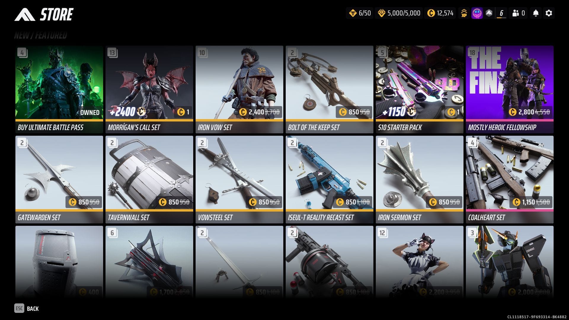 Усі набори в сезоні 10 The Finals: Вся інформація, що у нас є