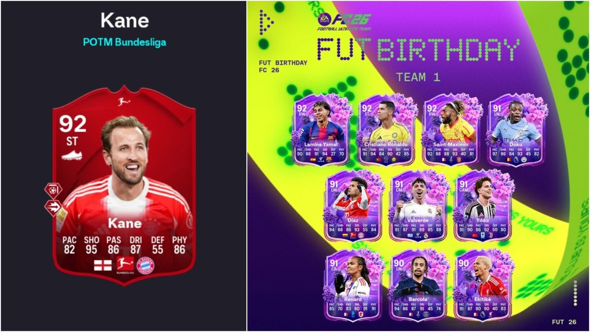 EA FC 26: Гаррі Кейн визнаний гравцем місяця Бундесліги лютого