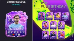 Бернардо Сілва з Manchester City отримав кастомізовану версію з рейтингом 90 у SBC FUT Birthday EA FC 26