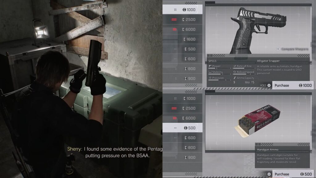 Як придбати зброю в Resident Evil Requiem та які поліпшення варто вибрати