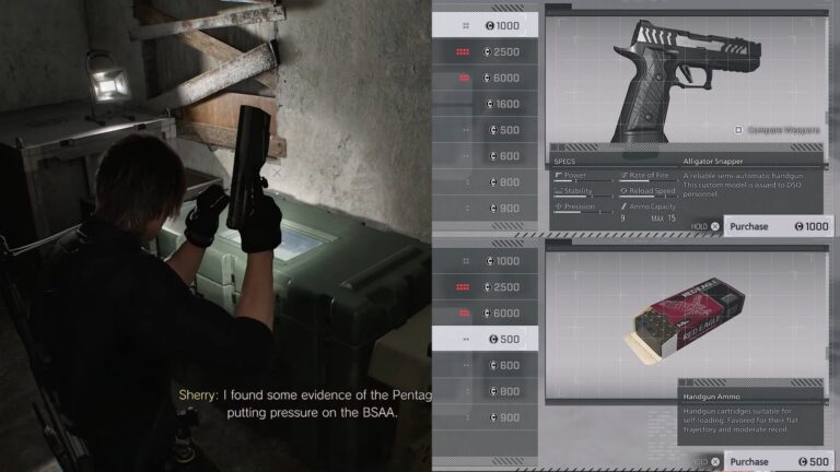 Як придбати зброю в Resident Evil Requiem та які поліпшення варто вибрати