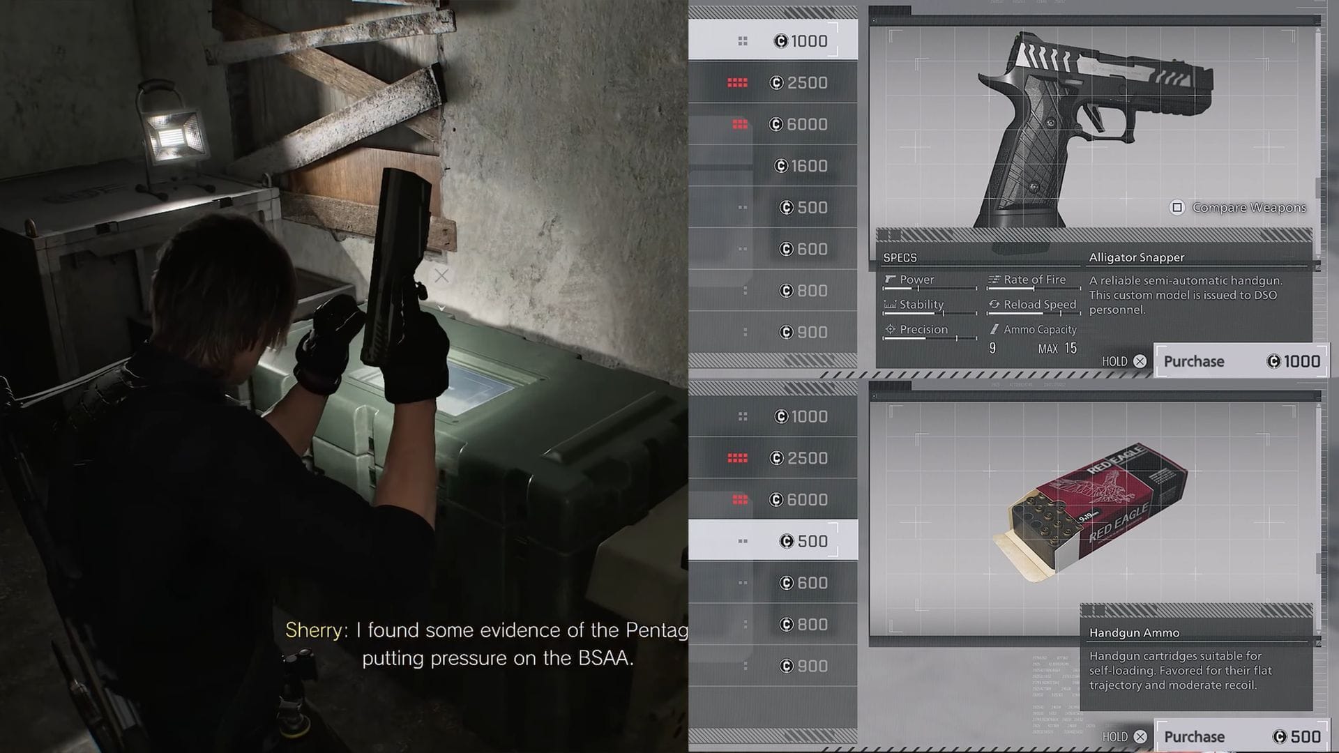 Як придбати зброю в Resident Evil Requiem та які поліпшення варто вибрати