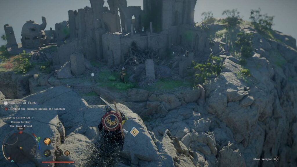 Рішення для Святині Віри в Crimson Desert (Відьма Скромності)