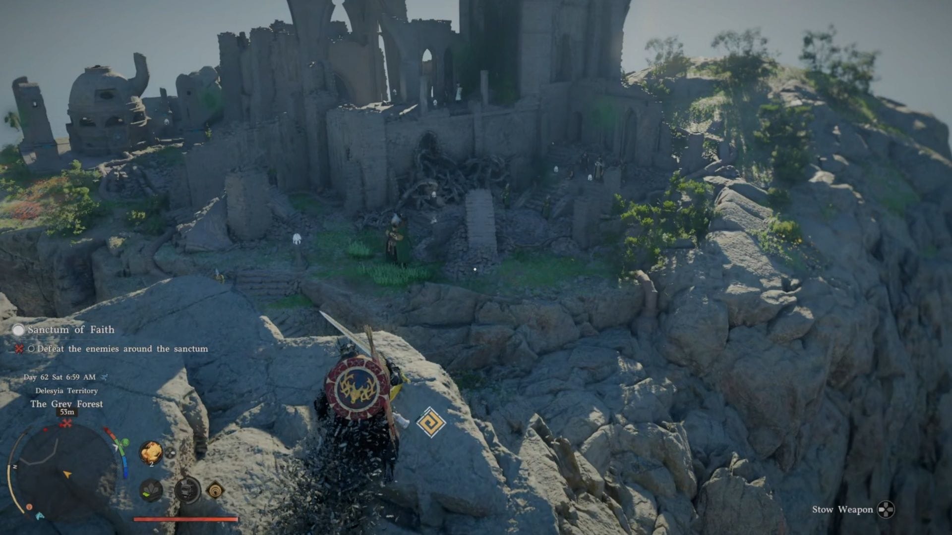 Рішення для Святині Віри в Crimson Desert (Відьма Скромності)